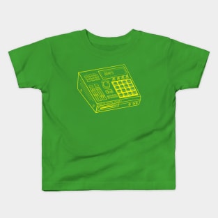 Beat Maker (Yellow Rose Lines) Analog / Music Kids T-Shirt